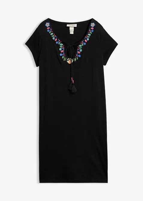 Abito di jersey in filato fiammato di puro cotone, bonprix