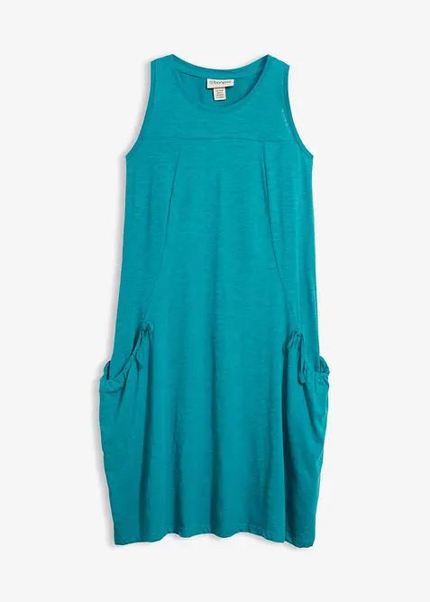 Abito in jersey di cotone con tasche, bonprix