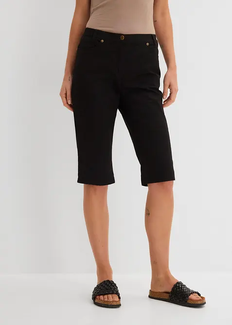 Bermuda di cotone con cinta comoda, bonprix