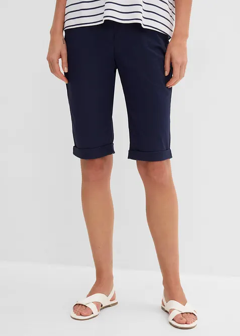Bermuda di cotone con cinta comoda, bonprix