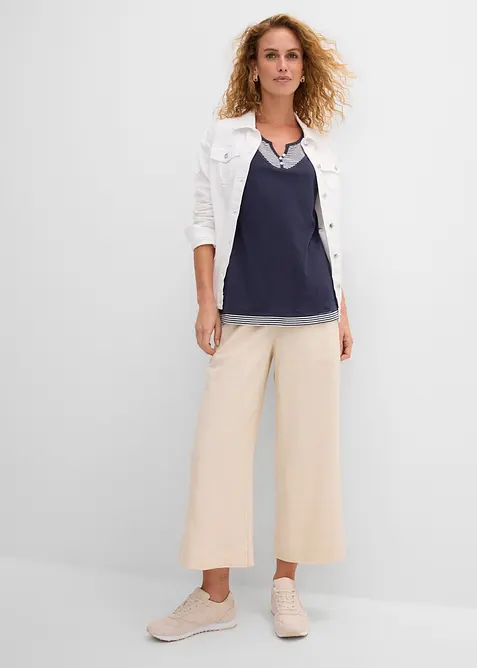 Maglia 2 in 1 a maniche corte, bonprix