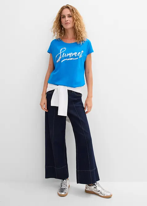 Maglia con paillettes, bonprix