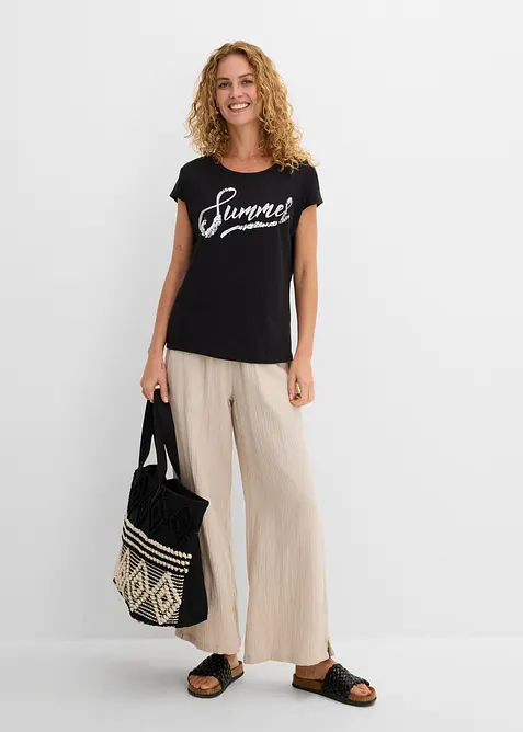 Maglia con paillettes, bonprix