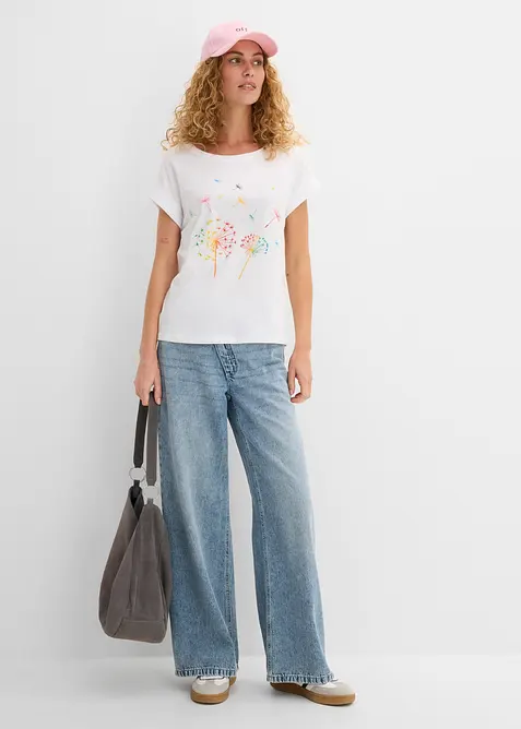 T-shirt con stampa, bonprix