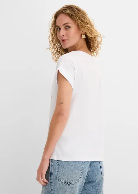 T-shirt con stampa, bonprix
