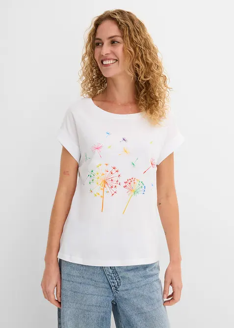 T-shirt con stampa, bonprix