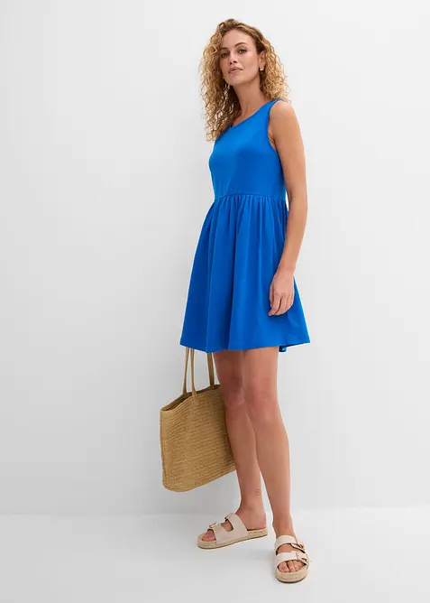 Abito in maglina di puro cotone con tasche, bonprix
