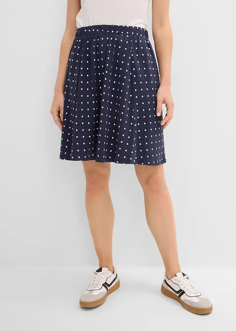 Gonna di jersey (pacco da 2), bonprix