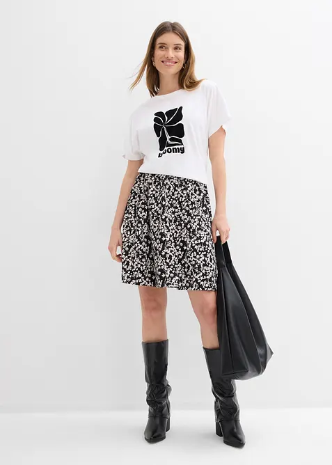 Gonna di jersey (pacco da 2), bonprix