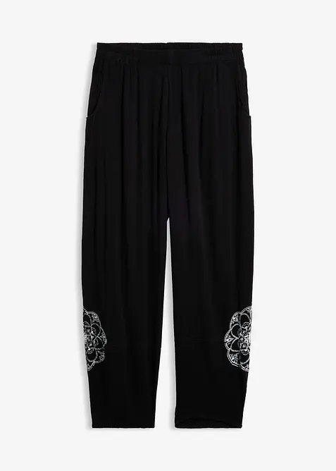 Pantaloni alla turca in viscosa, bonprix