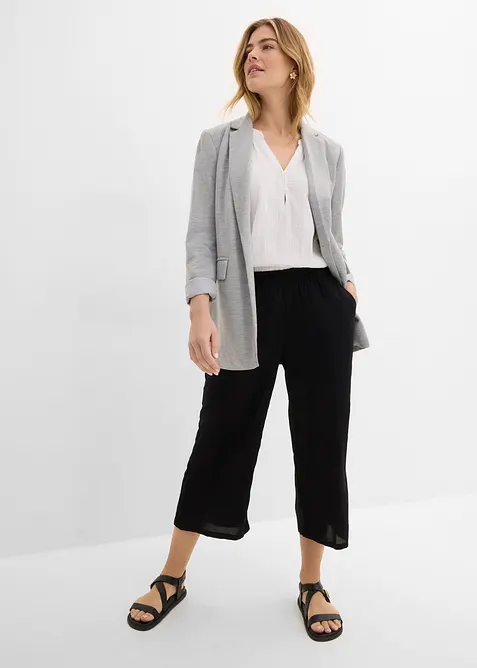 Pinocchietti in viscosa con comodo elastico in vita, bonprix