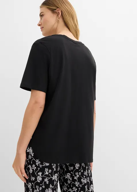 T-shirt larga in cotone biologico, bonprix