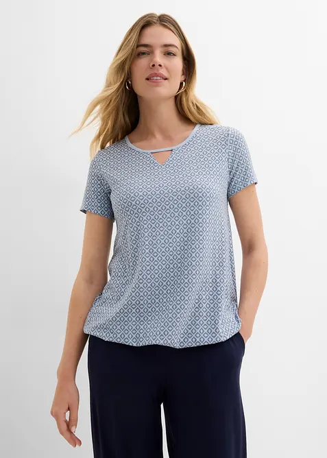 Maglia con elastico a maniche corte, bonprix