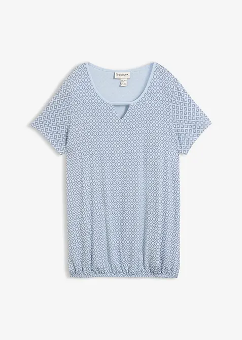Maglia con elastico a maniche corte, bonprix