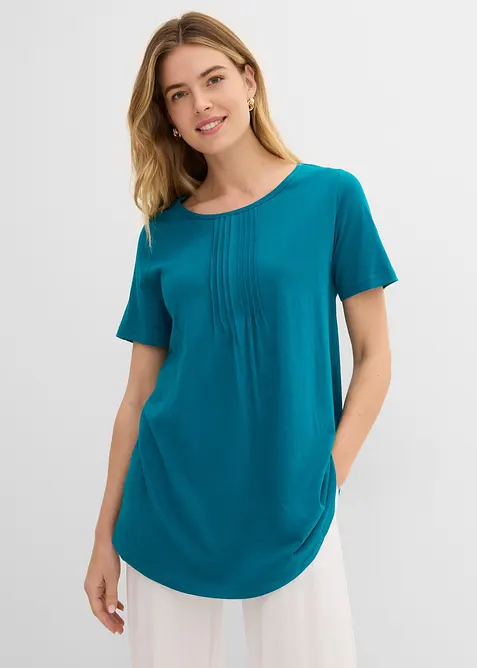 T-shirt svasata a maniche corte, bonprix