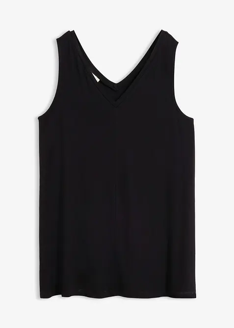 Top lungo in misto viscosa, bonprix