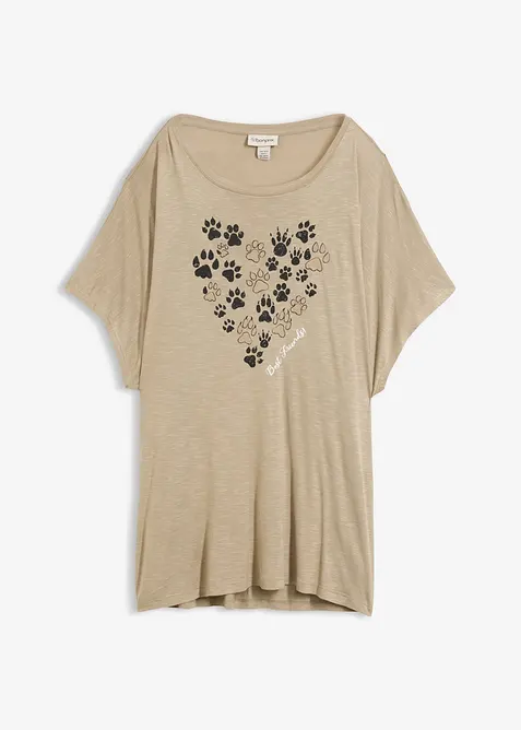 Maxi maglia in viscosa fluente, bonprix