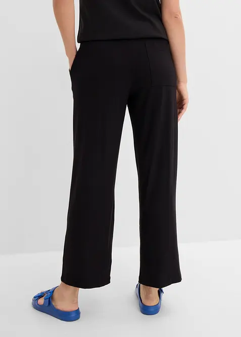 Pantaloni in jersey di misto viscosa fluente, bonprix