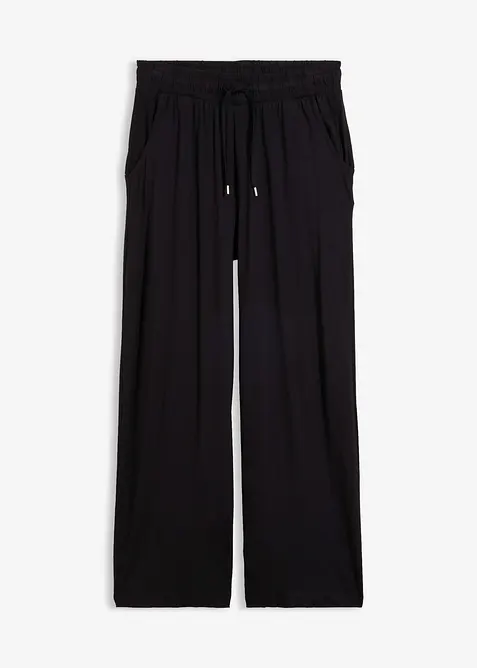 Pantaloni in jersey di misto viscosa fluente, bonprix