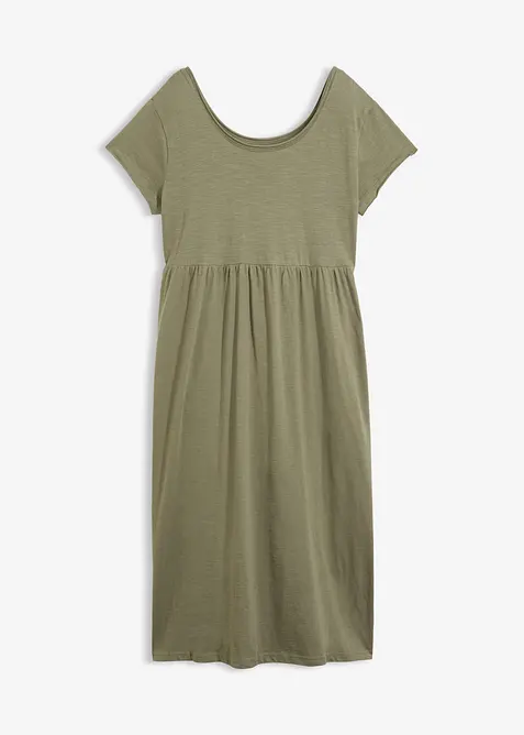 Abito midi in puro cotone biologico, bonprix