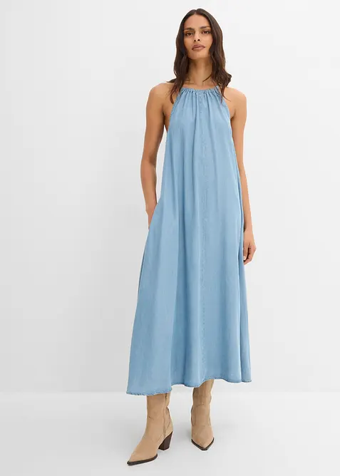 Abito di jeans in lyocell fluente, bonprix