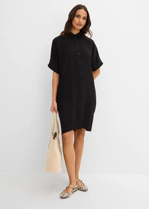 Abito chemisier in viscosa, bonprix