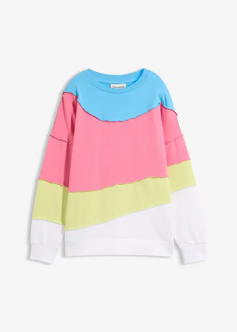 Felpa in misto cotone morbido, bonprix