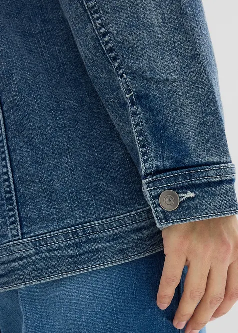 Giacca di jeans elasticizzata, boyfriend, bonprix