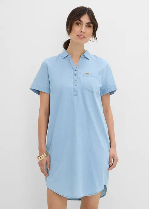 Abito di jeans a maniche corte, bonprix