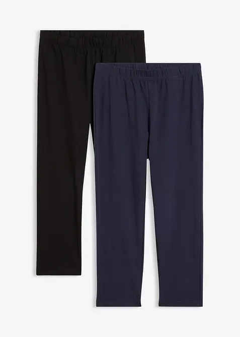 Leggings capri aderenti (pacco da 2), bonprix