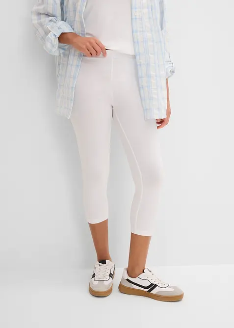 Leggings capri aderenti (pacco da 2), bonprix