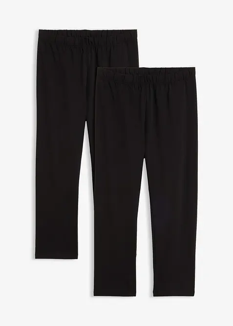 Leggings capri aderenti (pacco da 2), bonprix
