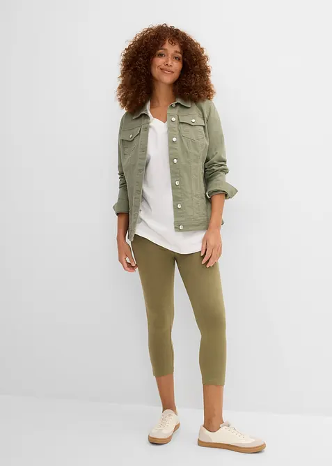 Leggings capri aderenti (pacco da 2), bonprix
