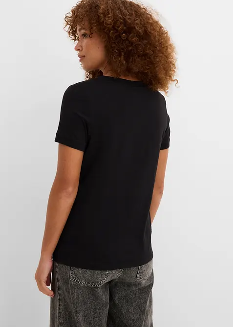 T-shirt in puro cotone, bonprix
