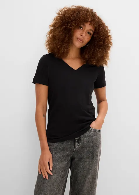 T-shirt in puro cotone, bonprix