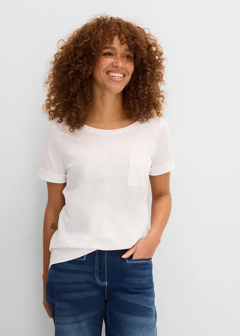 T-shirt in puro cotone biologico, bonprix