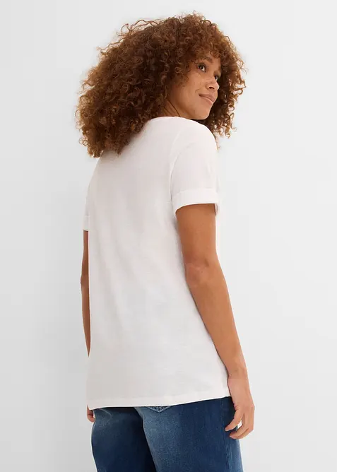 T-shirt in puro cotone biologico, bonprix