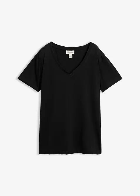 T-shirt con scollo a V, bonprix