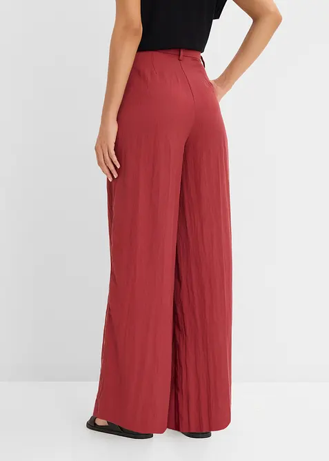 Pantaloni estivi in misto viscosa con pinces, bonprix