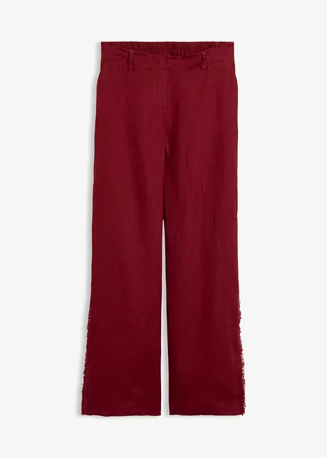 Pantaloni in lino a gamba larga, bonprix