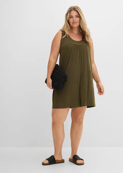 Abito corto in jersey di viscosa morbida, bonprix