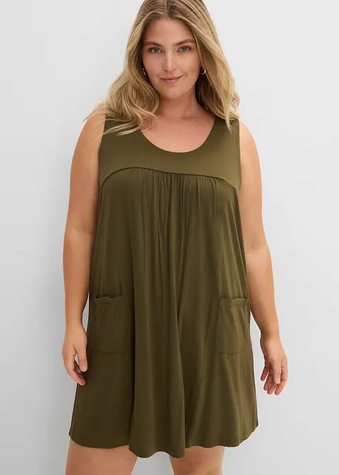 Abito corto in jersey di viscosa morbida, bonprix