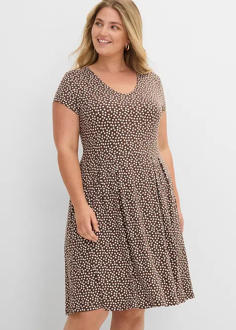 Abito in jersey di misto viscosa, bonprix