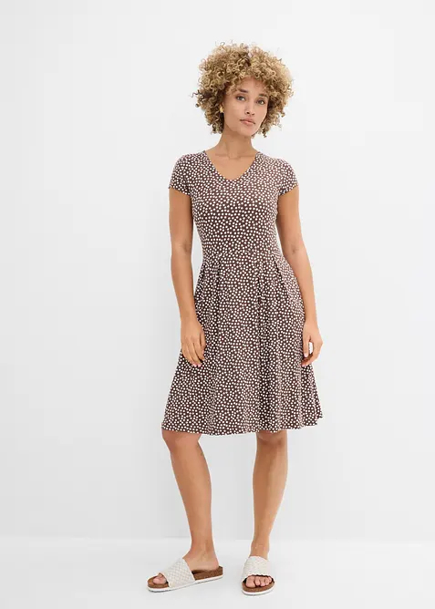 Abito in jersey di misto viscosa, bonprix