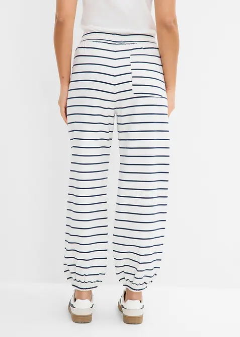 Pantaloni in felpa di misto cotone, bonprix