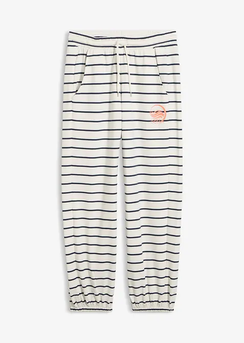 Pantaloni in felpa di misto cotone, bonprix