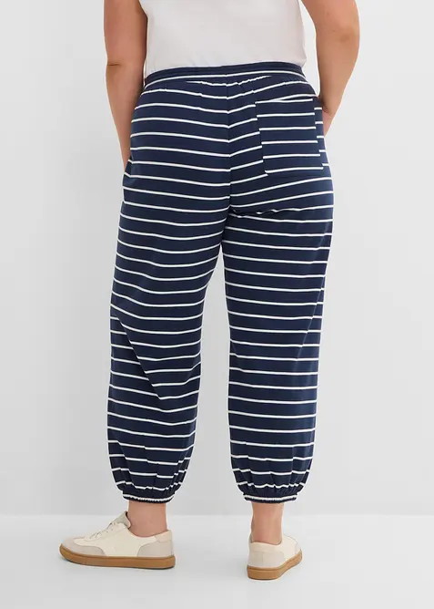 Pantaloni in felpa di misto cotone, bonprix