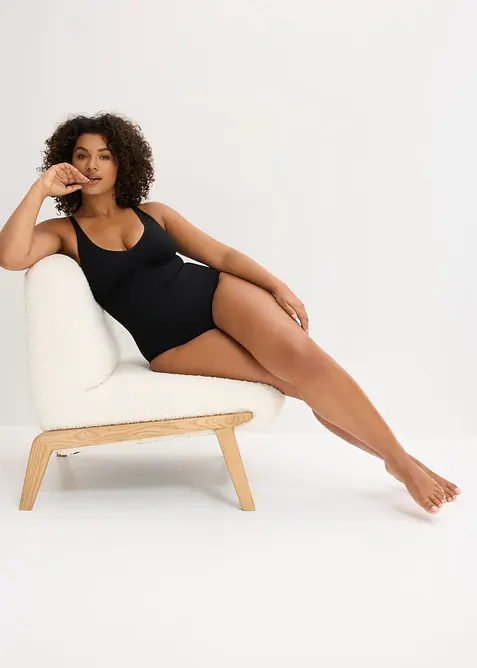 Body senza cuciture con effetto modellante medio, bonprix