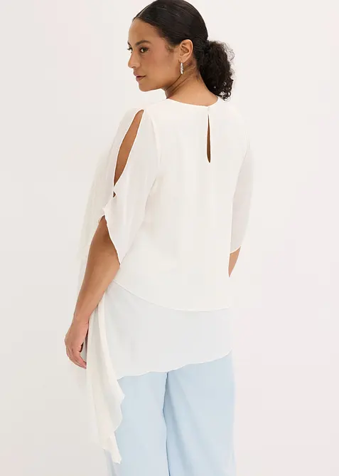 Blusa asimmetrica a pi&ugrave; veli, bonprix