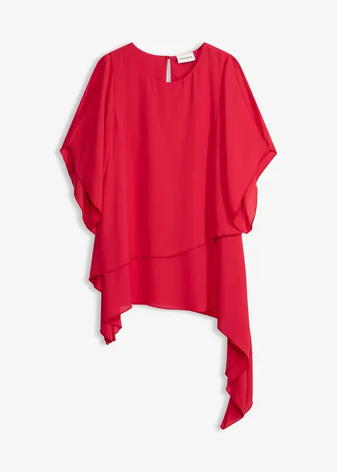 Blusa asimmetrica a pi&ugrave; veli, bonprix